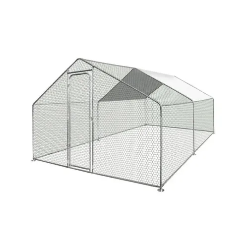 Курятник для птиц 3x4x1.95m сталь оцинкованный Micul Fermier