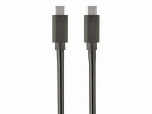 Cablu încărcare și sincronizare Cablexpert CCP-USB3.1-CMCM-1M, USB Type-C/USB Type-C, 1m, Negru