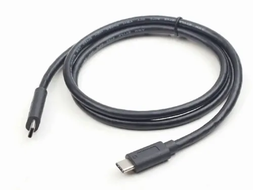 Cablu încărcare și sincronizare Cablexpert CCP-USB3.1-CMCM-1M, USB Type-C/USB Type-C, 1m, Negru