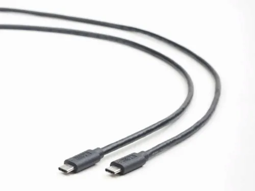 Cablu încărcare și sincronizare Cablexpert CCP-USB3.1-CMCM-1M, USB Type-C/USB Type-C, 1m, Negru