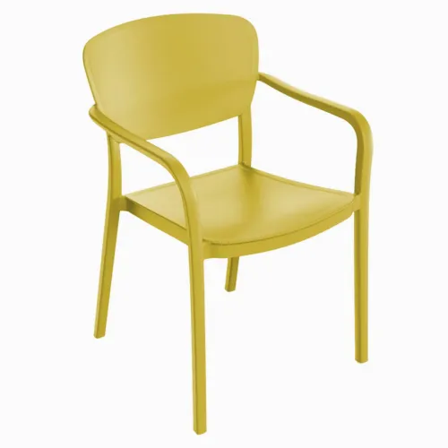 Scaun plastic Blues (galben)