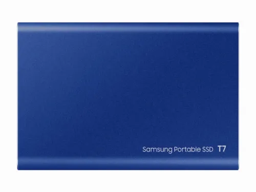 HDD portabil extern Samsung Portable SSD T7, 2 TB, Albastru (MU-PC2T0H/WW)