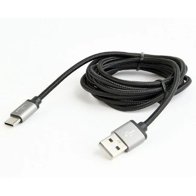 Кабель для зарядки и синхронизации Cablexpert CCB-mUSB2B-AMCM-6, USB Type-A/USB Type-C, 1,8м, Чёрный