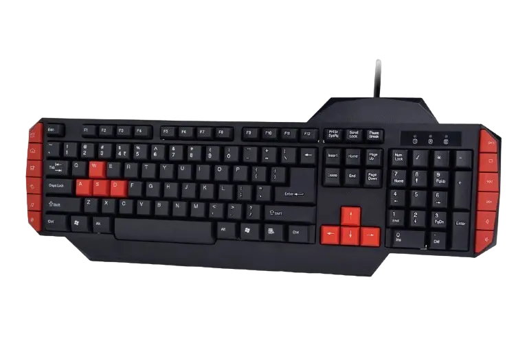 Клавиатура, мышь, коврик для мыши и гарнитура Gembird GGS-UMG4-02, Проводное, Черный/Красный