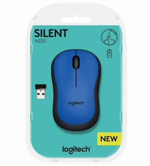 Mouse Wireless Logitech M220, Albastru