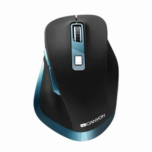 Mouse Wireless Canyon MW-14, Negru/Albastru