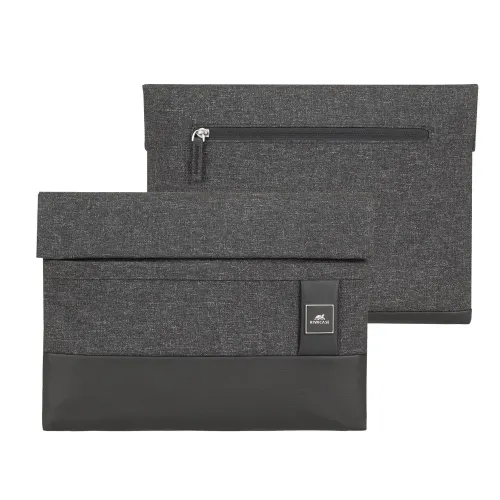 Husă universală pentru Laptop RivaCase Lantau, 13", Poliester, Negru