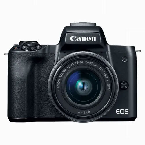 Aparat Foto Mirrorless Canon EOS M50 + EF-M 15-45 IS, Negru