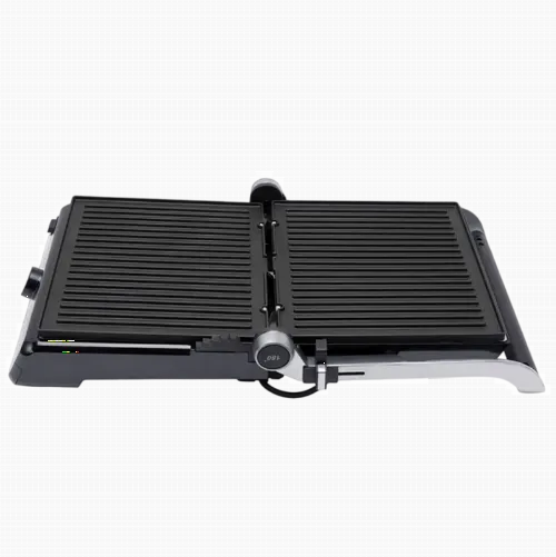 Grătar electric Polaris PGP2102, 2000W, Argintiu