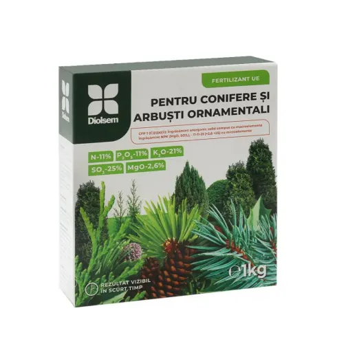 Гранулированное комплексное удобрение для хвойных и кустарников, 1 кг