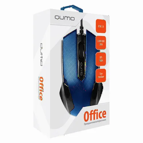Mouse QUMO Office, Albastru