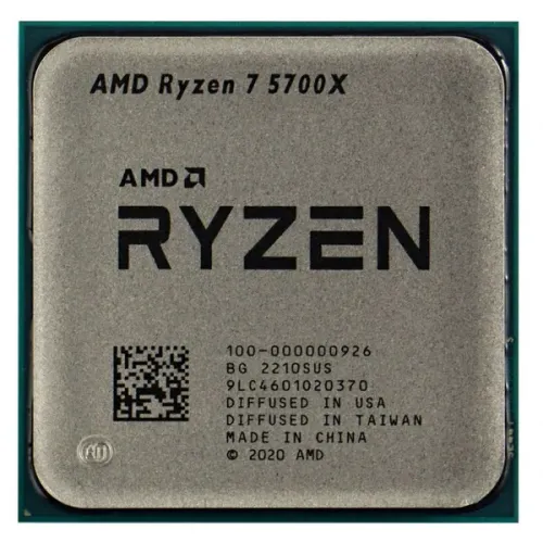 Procesor AMD Ryzen 7 5700X, Fără grafică integrată, Tray
