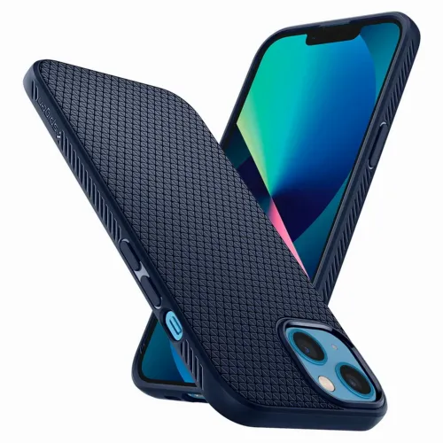 Spigen iPhone 13, Liquid Air, Navy Blue
