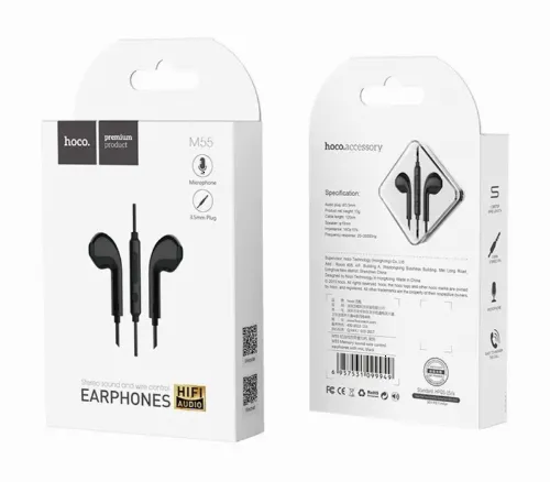 Наушники Hoco M55 Memory sound, Чёрный
