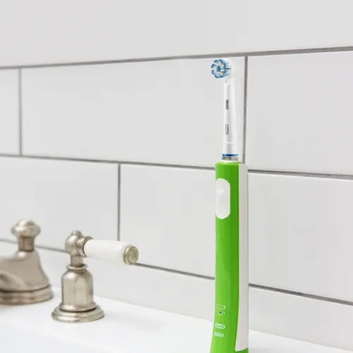 Periuța de dinți electrică sonică BRAUN D16 Junior pro Sensitive UT, Alb / Verde