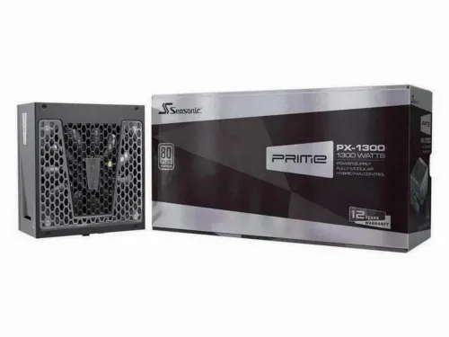  Power Supply ATX1300W Seasonic Prime 1300 Platinum, 135mm, Full Modular, Fanless until 20 % load