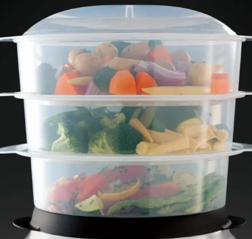 Aparat de gătit cu aburi Russell Hobbs MaxiCook, Oțel inoxidabil