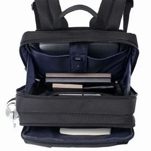 Rucsac pentru Laptop Xiaomi Mi Classic Business, 15.6", Poliester, Negru