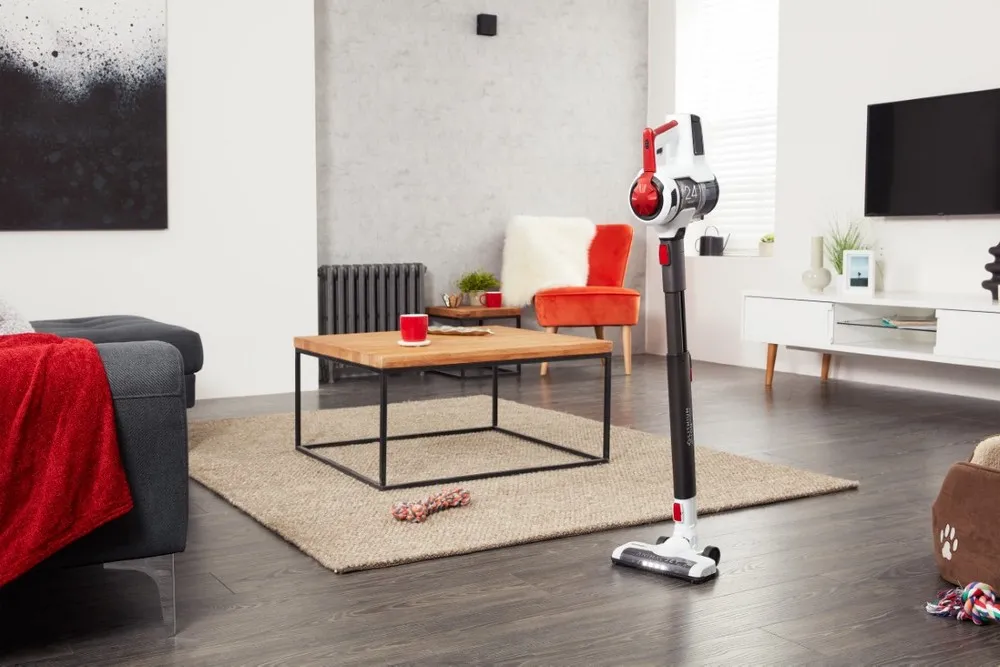 Aspirator Vertical Sharp SAVP1001RWEU, Alb | Roșu