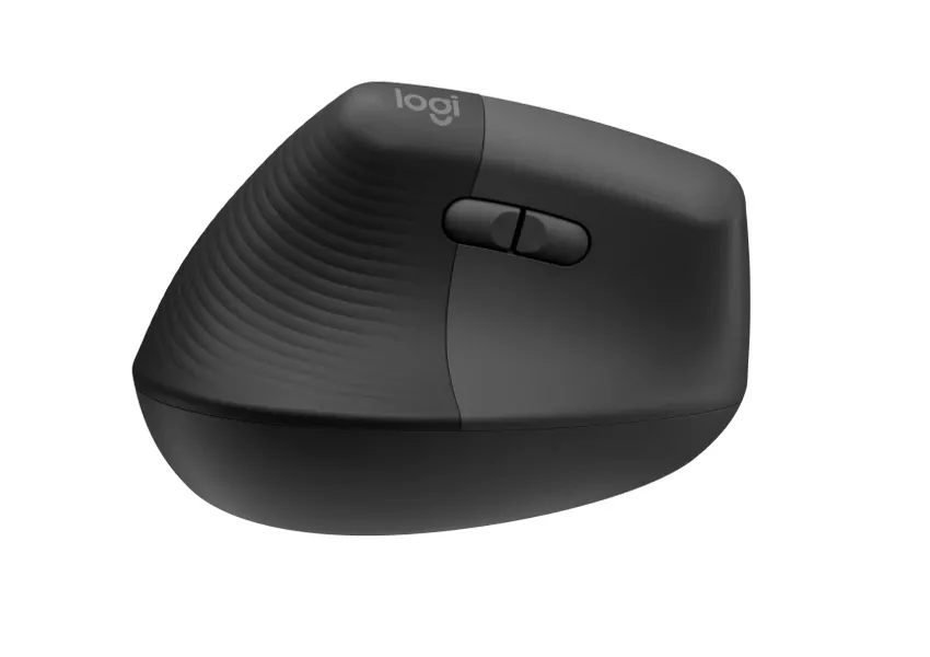 Wireless Mouse Logitech Lift Left Vertical, Optical, 400-4000 dpi, 6 buttons,1xAA,BT/2.4 Ghz, Black