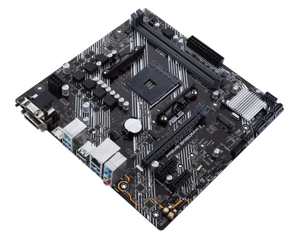 Placă de bază ASUS PRIME B450M-K II, AM4, AMD B450, Micro-ATX