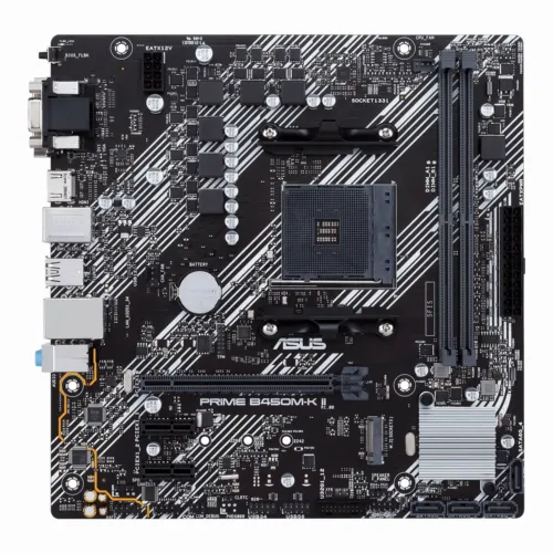 Placă de bază ASUS PRIME B450M-K II, AM4, AMD B450, Micro-ATX