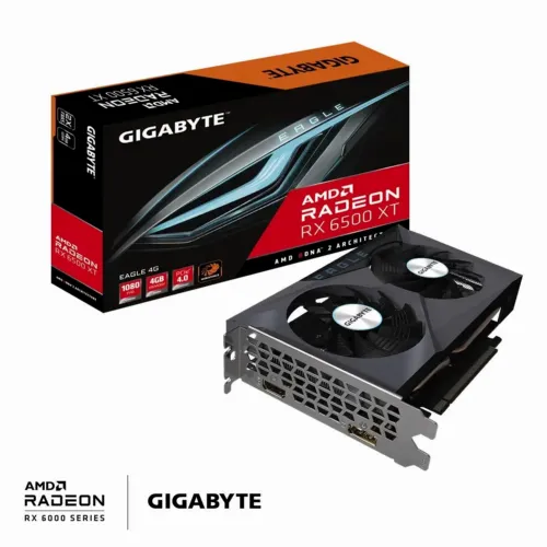 Видеокарта Gigabyte GV-R65XTEAGLE-4GD,  4ГБ GDDR6 64бит