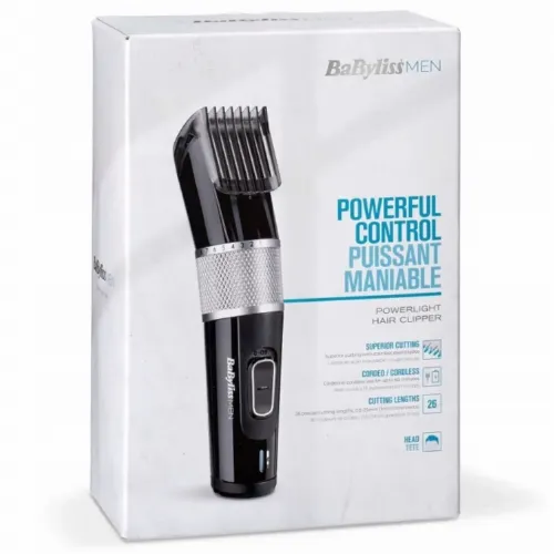 Машинка для стрижки BaByliss E973E, Чёрный | Серебристый