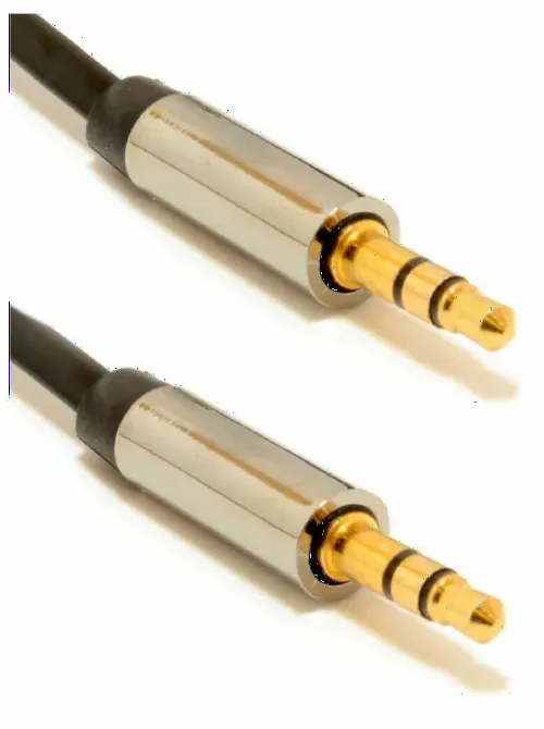 Audio Adaptor Cablexpert CCAP-444-0.75M, 3.5mm 3-pin (M) - 3.5mm 3-pin (M), 0,75m, Negru