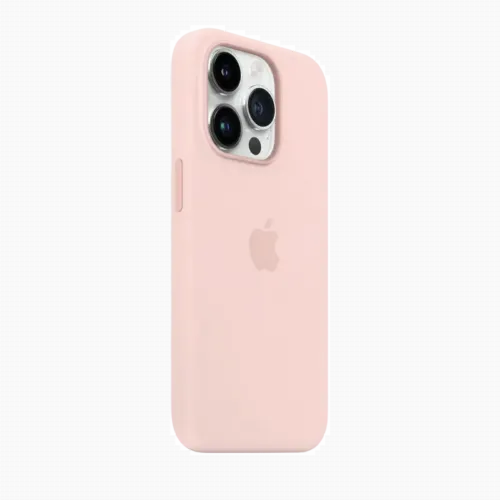 Original iPhone 14 Pro Silicone Case with MagSafe - Chalk Pink, Model A2912