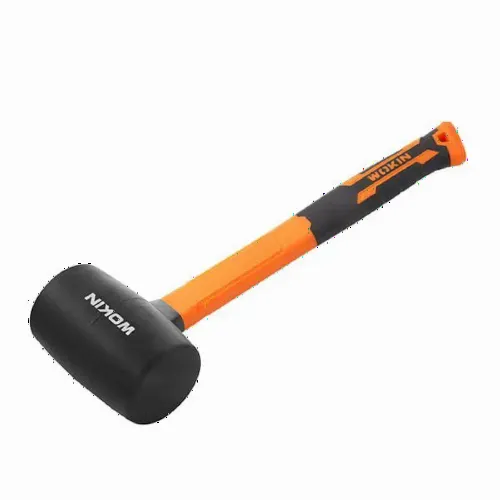 Ciocan de cauciuc WOKIN 220g maner din fibra de sticla