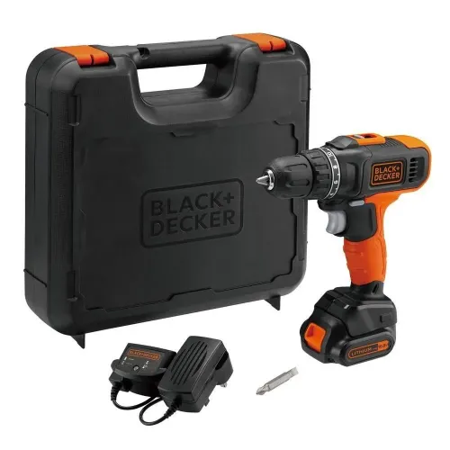 Аккумуляторная дрель-шуруповерт Black+Decker BCD7122CK-RU