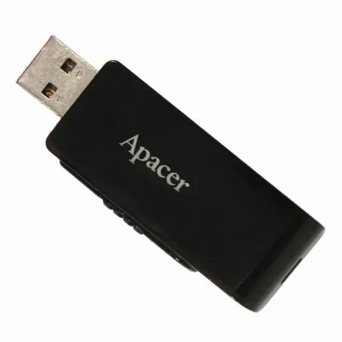 Memorie USB Apacer AH350, 64GB, Negru/Alb