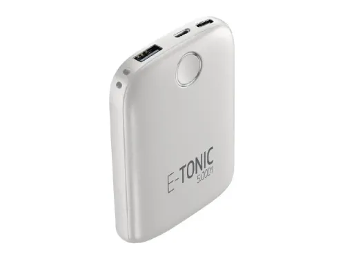 Acumulator extern Cellularline E-TONIC 5000, 5mAh, Alb