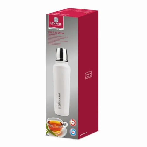 Термос Rondell Absloute White, 0,75л, Белый