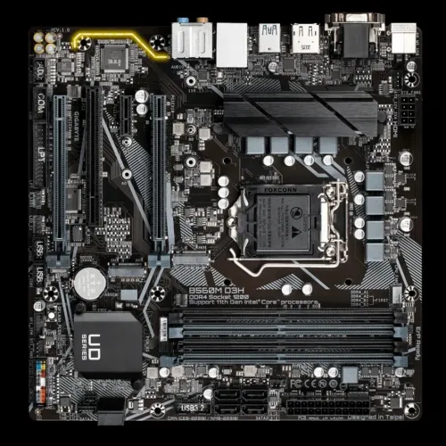 Placă de bază Gigabyte B560M D3H, LGA1200, Intel B560, Micro-ATX