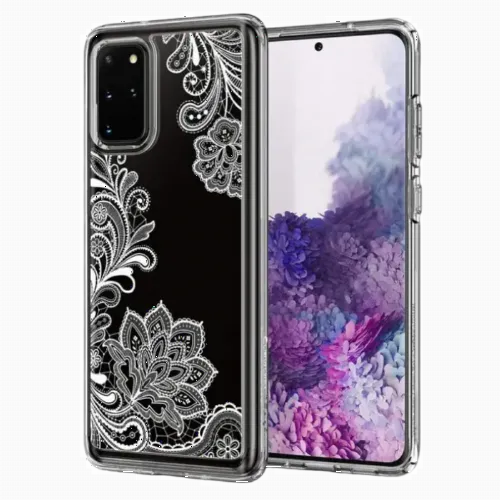 Husă Spigen Ciel Galaxy S20+, Mandala albă