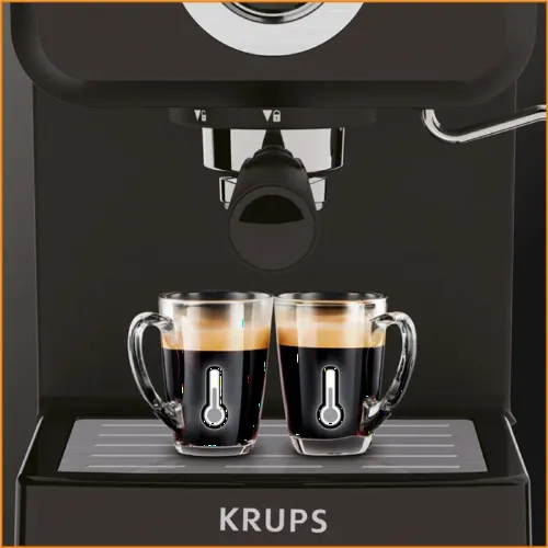 Кофеварка Эспрессо KRUPS XP320830, 1045Вт, Чёрный