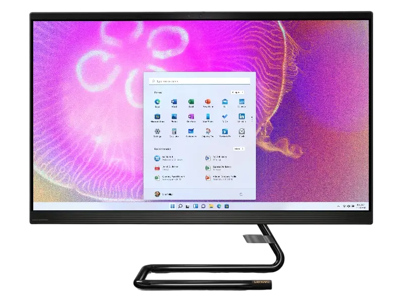 Моноблок Lenovo IdeaCentre 3 22ADA05, 21,5", AMD Athlon 3050U, 4Гб/256Гб, Без ОС, Черный