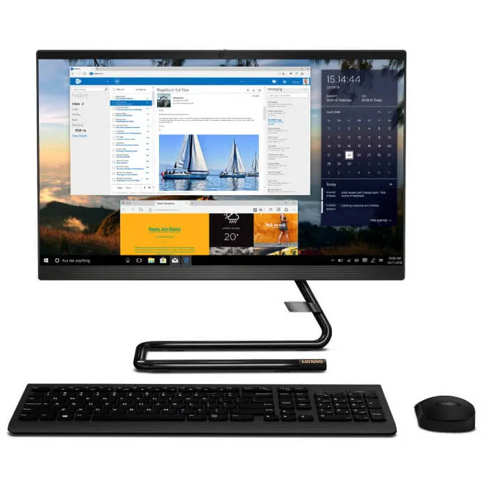 Computer All-in-One Lenovo IdeaCentre 3 22ADA05, 21,5", AMD Athlon 3050U, 4GB/256GB, Fără SO, Negru