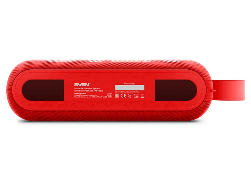 Boxă portabilă SVEN PS-75, Roșu