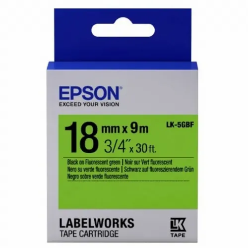  Epson LK5GBF , 18 мм x 9 м