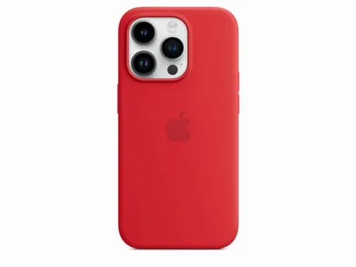 Original iPhone 14 Pro Silicone Case with MagSafe - (PRODUCT)RED, Model A2912