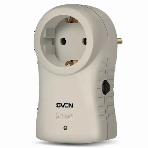 Prelungitor electric SVEN SF-S1, 1 Prize, Alb