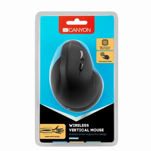 Mouse Wireless Canyon MW-16, Negru