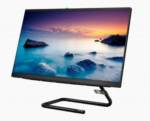 Computer All-in-One Lenovo IdeaCentre AIO 3 22IIL5, 21,5", Intel Core i3-10100T, 8GB/256GB, Fără SO, Negru