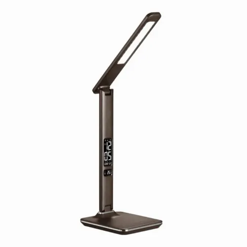Настольная лампа Platinet DESK LAMP 14W + LCD WITH CLOCK AND TEMPERATURE, Коричневый