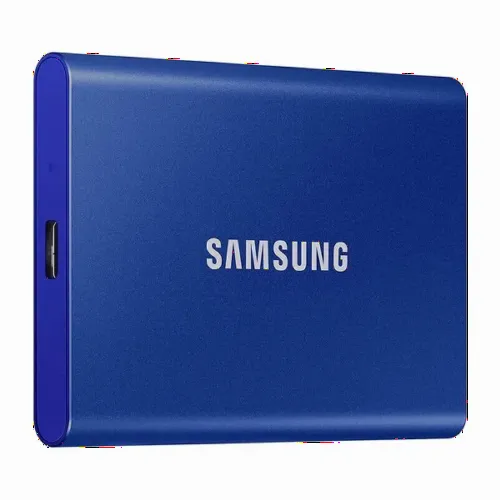SSD portabil extern Samsung Portable SSD T7, 1 TB, Albastru (MU-PC1T0H/WW)