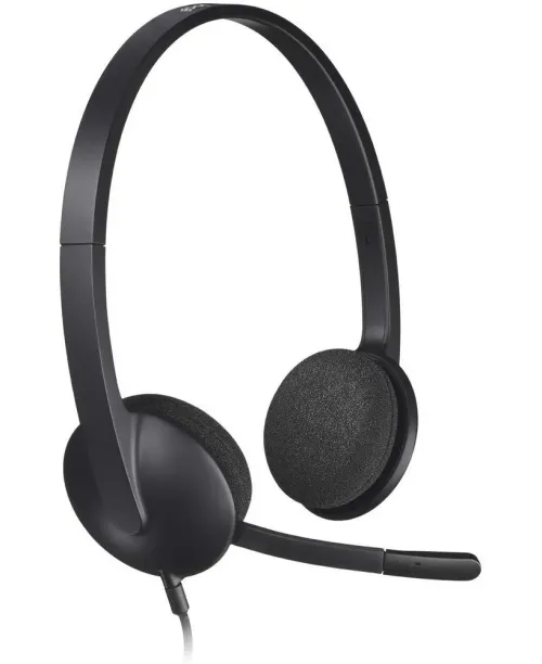 Căști Logitech H340, Negru