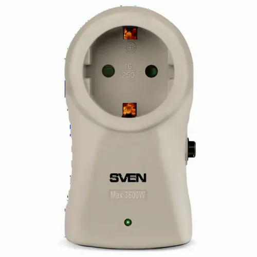 Prelungitor electric SVEN SF-S1, 1 Prize, Alb